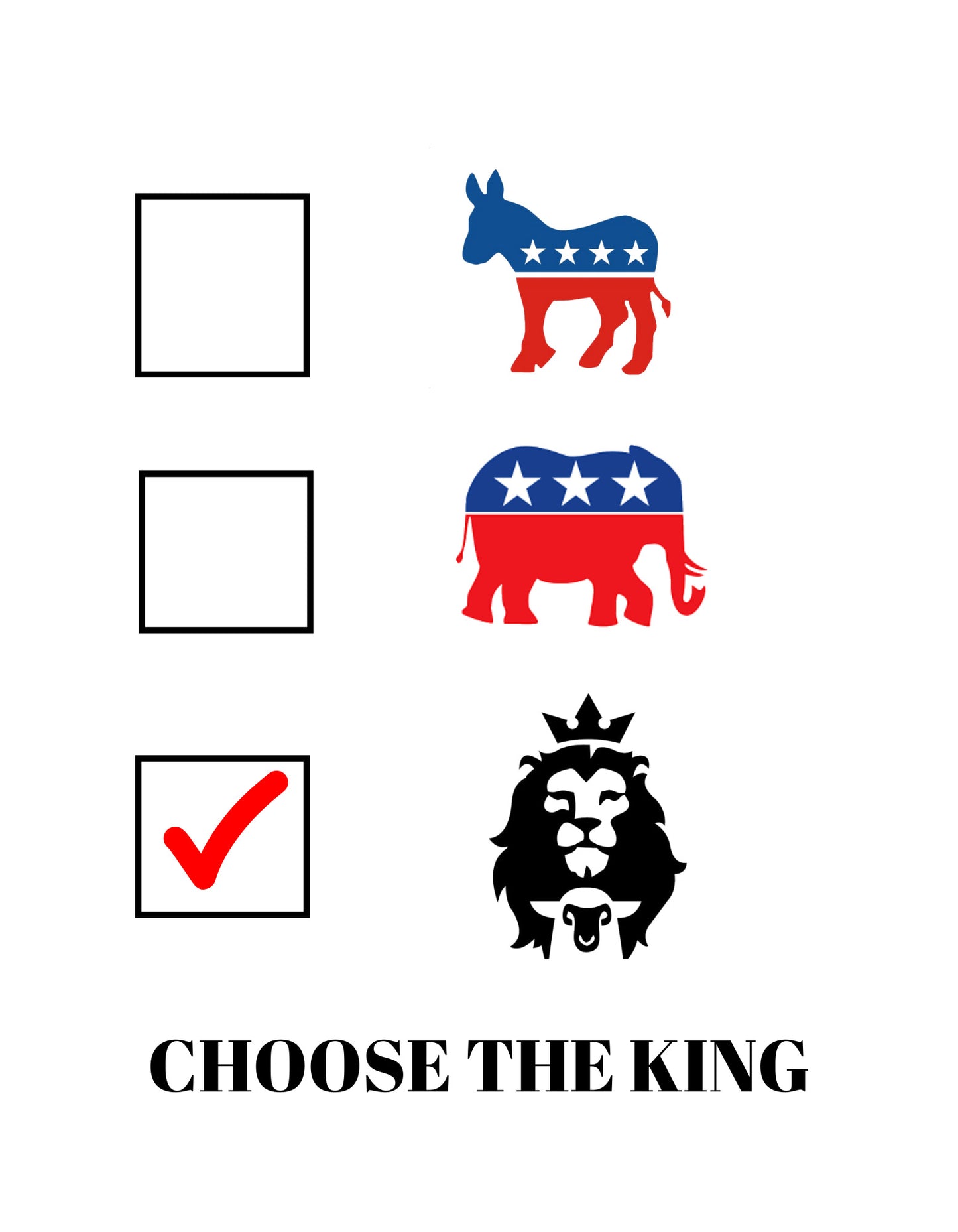 Choose the King T-Shirt